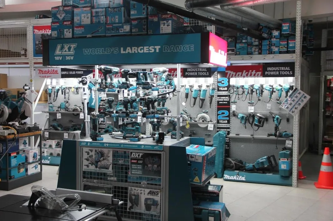 Tool shop interior